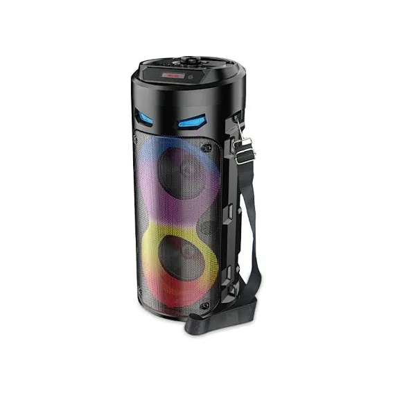 Boxă Portabilă Bluetooth ZQS-4339S, Wireless, 7W, 3.7V/1500mAh, cu Microfon și Lumini RGB