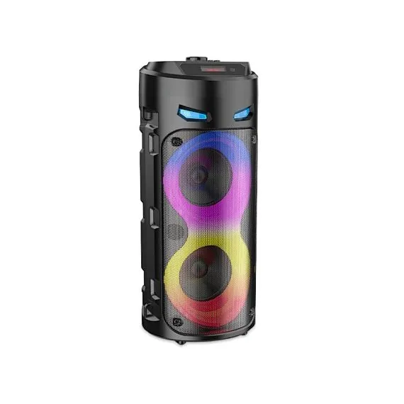 Boxă Portabilă Bluetooth ZQS-4339S, Wireless, 7W, 3.7V/1500mAh, cu Microfon și Lumini RGB
