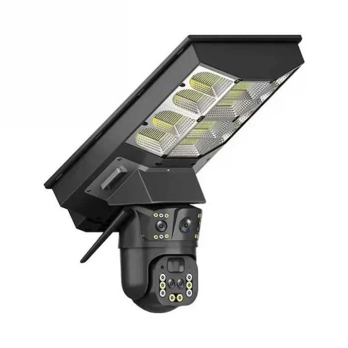 Cameră Solară V380 cu Proiector 450W, 4G, Zoom X10, Baterie 16.000 mAh