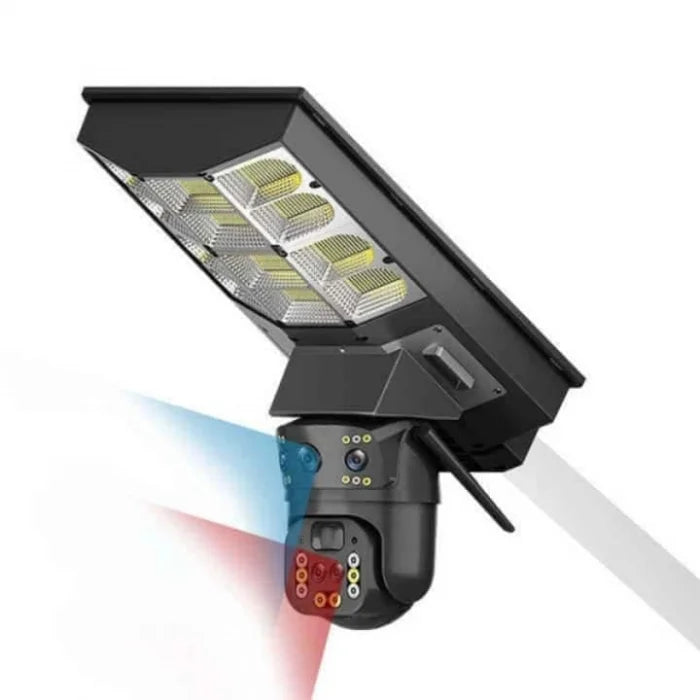 Cameră Solară V380 cu Proiector 450W, 4G, Zoom X10, Baterie 16.000 mAh